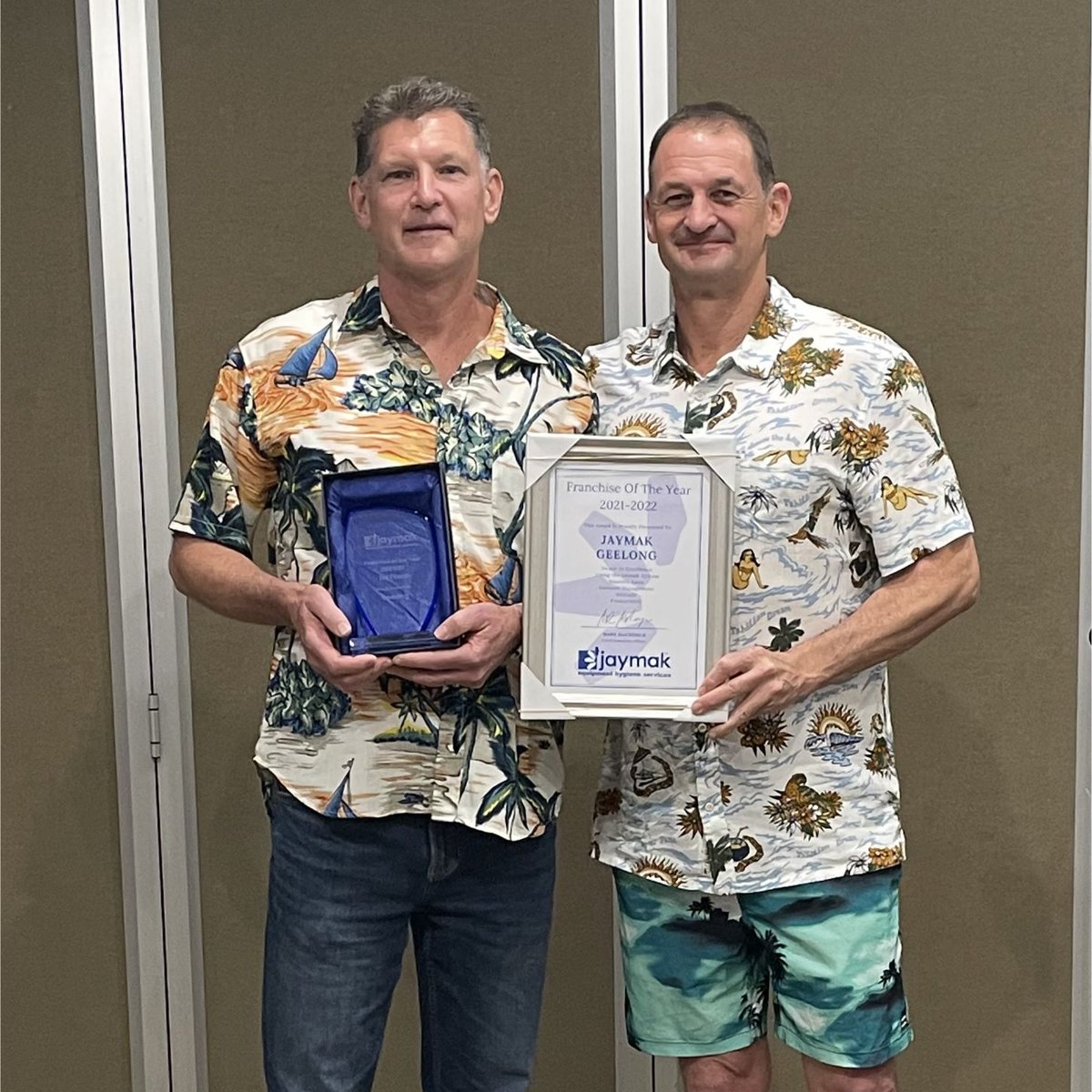 JaymakHygiene's tweet photo. Last week, Jaymak held their Annual National Franchise Conference on the beautiful Sunshine Coast.

We are happy to announce Jaymak Geelong was awarded Franchise of the Year for FY 21/22! Outstanding Effort! Sunshine Coast and Western Sydney 2nd &amp; 3rd respectively. https://t.co/UTMC3Udgkb