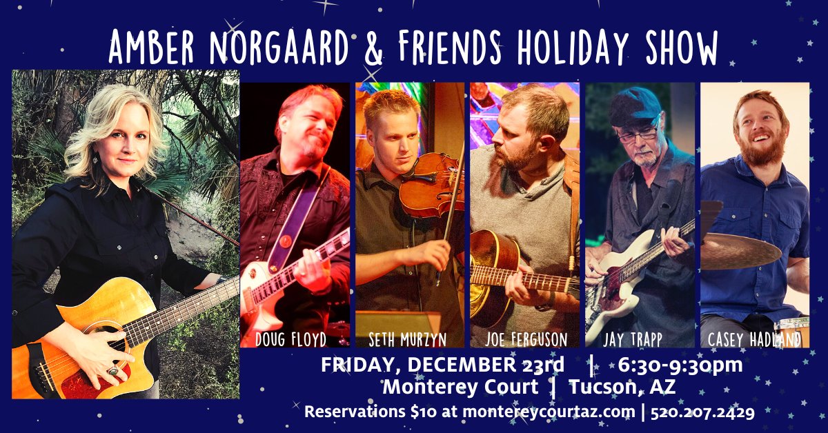 Excited to make music w/ these rowdy reindeer and return to Monterey Court on 12/23 for a holiday show