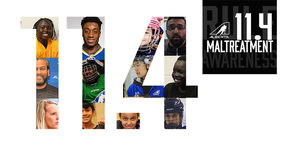 HockeyAlberta's tweet photo. Today, Hockey Alberta is introducing a new initiative - Maltreatment Awareness Day. Falling on November 4, the day coincides with Rule 11.4 on Discrimination. The goal of the day is to educate and provide resources to make our game more inclusive.

INFO: https://t.co/olaB6BqU8D https://t.co/IkPrYLV1X9