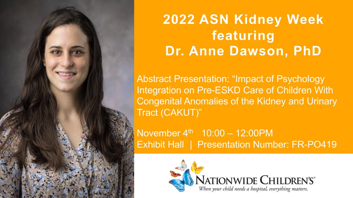 NCHKidneyCenter's tweet photo. Welcoming @DrDaw_NephPsych to her first #KidneyWk! @ASPNeph #ASNKids22 https://t.co/FvBaPf1PhR