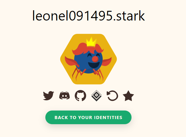 I claimed my ".stark" domain name on <a href="/Starknet_id/">Starknet.id</a>

Claim yours before it's too late for a big surprise 👀 ... 

#StarkNet #StarknetIdOdyssey