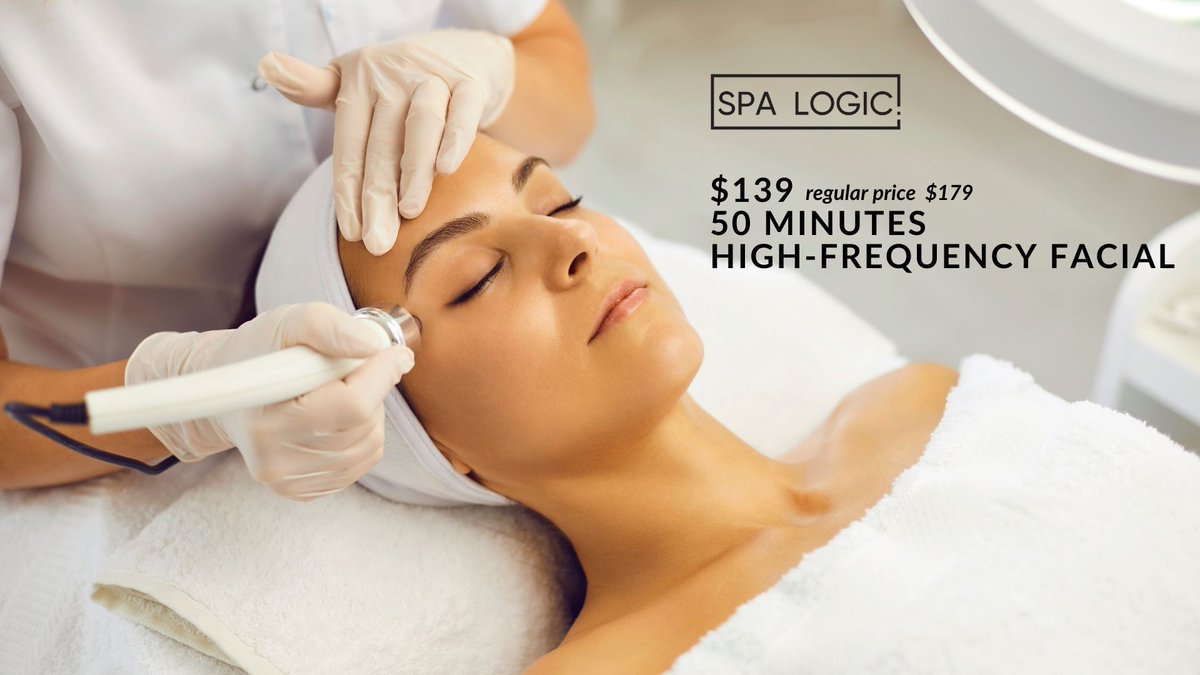 Spalogic's tweet photo. Start your week with a 50-minute high-frequency facial! It'll help boost oxygen levels in the skin and leaves your face glowing! ✨ 

#spalogicdc #highfrequencyfacial #radiate #skincare https://t.co/TOgwBmYzD3