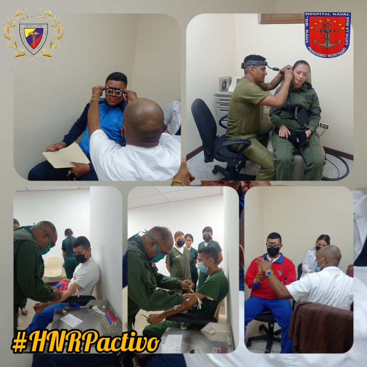 HospimiLaGuaira's tweet photo. #03Nov // @HospimiLaGuaira Realizó Chequeo Médico anual dando cumplimiento a las instrucciones impartidas por @DigesaludFANB G/D Pablo Beltrán Pérez Villamizar, a 24 Profesionales que optan a ascender al grado inmediato superior #HNRPactivo 
#ElPacienteEsNuestraRazonDeSer https://t.co/4Y6fRgV2YA