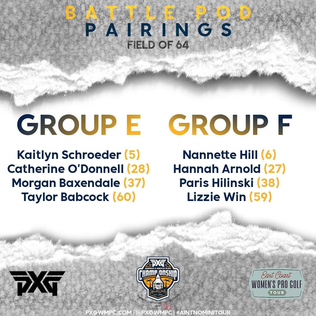 PXGWMPC's tweet photo. The stage is set for tomorrow. When the spotlight turns back on, only 64 competitors will be left standing as we head into Friday's round at the gorgeous Slammer &amp; Squire. There, the future of Pro Women's Golf will slug it out in a tourney format like you've never seen. @ecwpgt https://t.co/7NvKhxK5AO