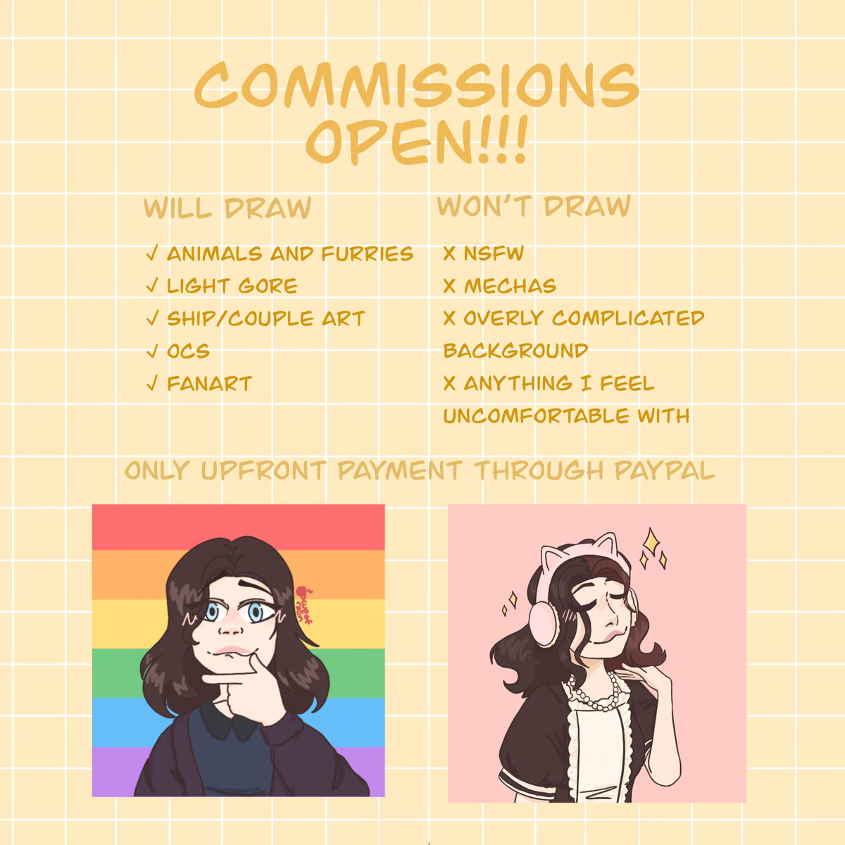 Cupofrain2's tweet photo. I have commissions open! Email me a cupofrain.art@gmail.com if you want more information/to commission me :D

1/3
#opencommissions #commissionsopen #commissions #artcommissions #digitalart #artcommission https://t.co/f7miw3Q1GV