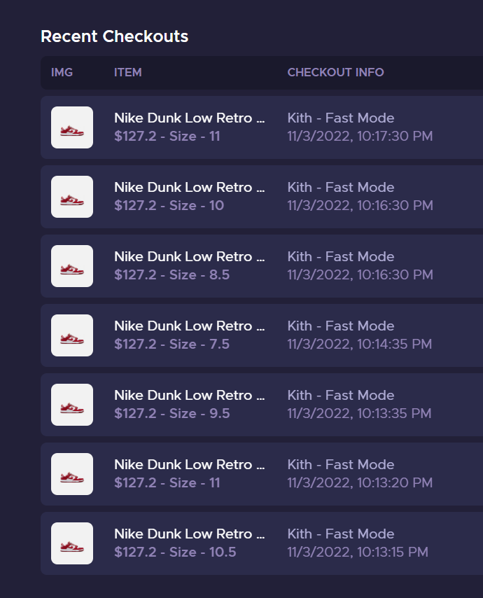 Another week another cook @PrismAIO @HollowProxies