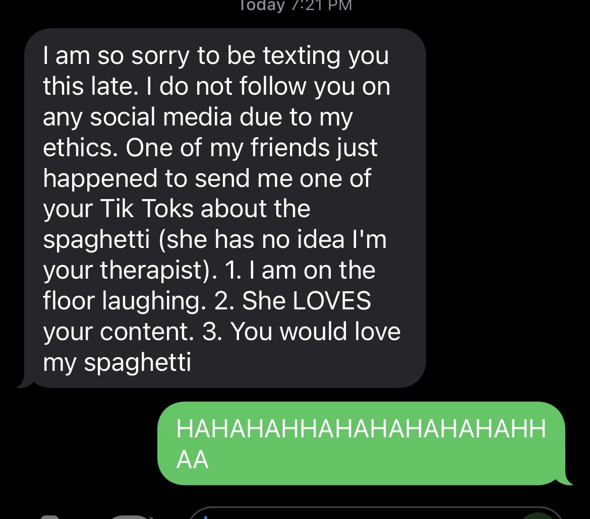 Anania00's tweet photo. my therapist is so fucking real LMAOOOOOO https://t.co/pFk03CBoAo