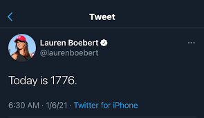 ASawnia's tweet photo. @laurenboebert @JohnFetterman What would John Fetterman do if you start barking Today is 1776 after he's elected?

#insurrection #january6 #neverforget #VoteBlueForDemocracy #votethemallout https://t.co/3OcVO4jl2j