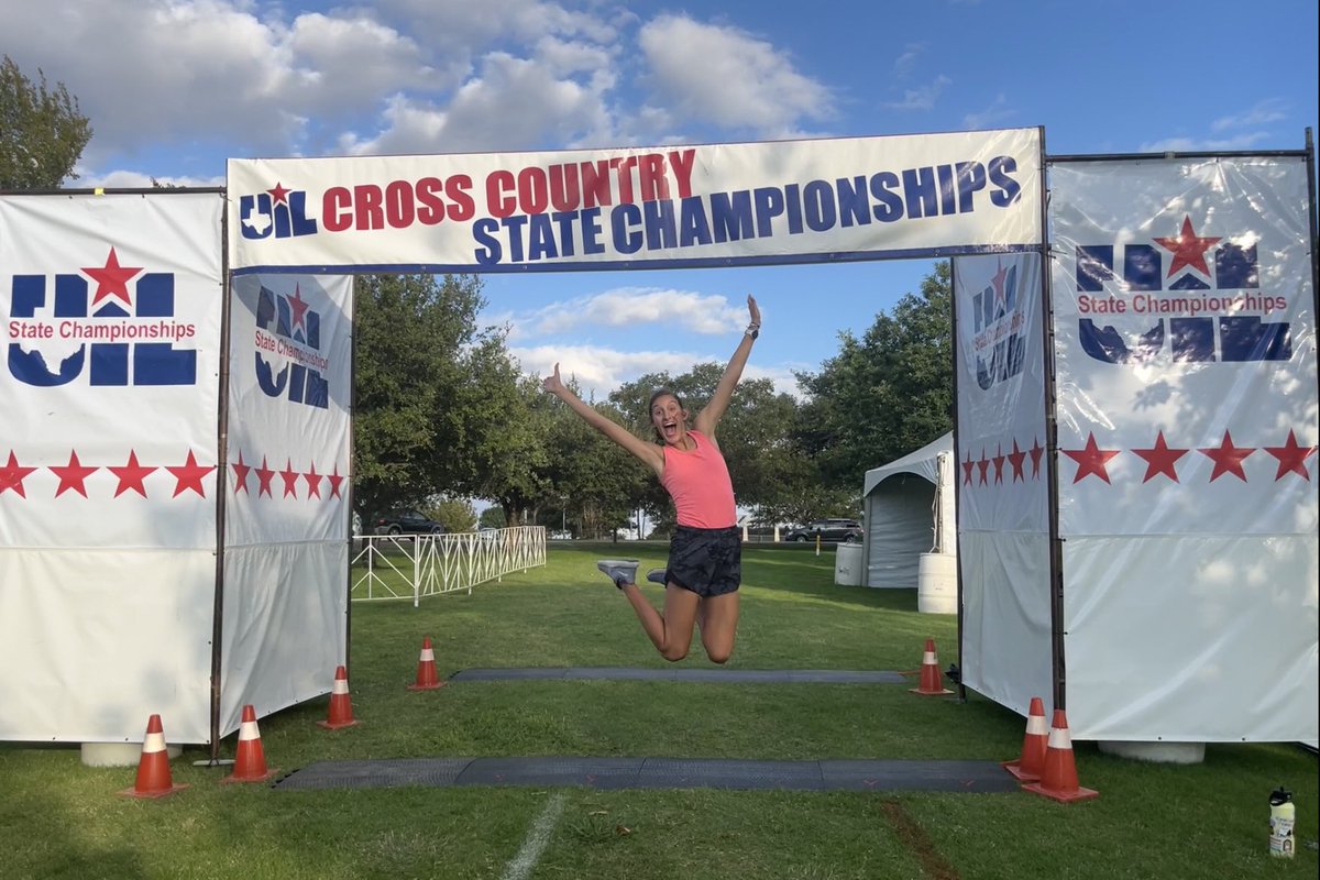 ChinaSpringXC's tweet photo. This is exactly how @had_phillips felt when she got the call today from @Coach_J_Gregory that she was getting to run in the STATE meet.  Congratulations and good luck tomorrow, Hadley!!! https://t.co/uarbKYB97V