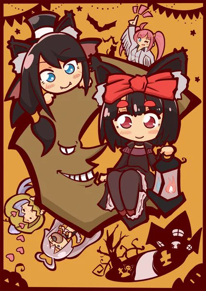 コレまた意味もなく、3年前のアズレンハロウィン絵 