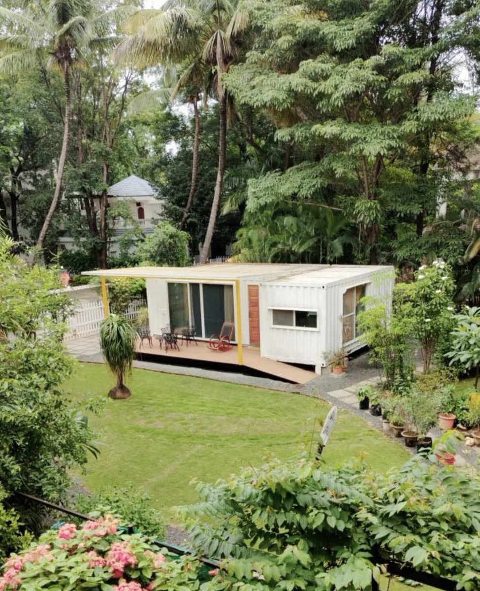 KabariaDhara's tweet photo. Revisiting one of our recent projects!!  @ studio alternatives #containerhomes #containerarchitecture #socialinnovation #upcycle #design #architecture #shippingcontainer #studioalternatives #pune #india #upcycling https://t.co/n2Y2gG56f1