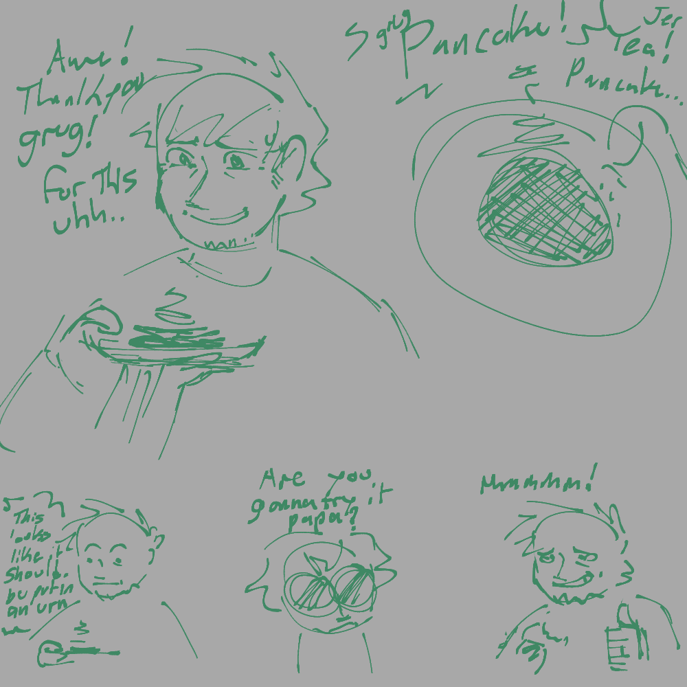 Birdie_Ghost's tweet photo. I've seen that in order to encourage kids to want to learn to cook a lot of parents have to be super supportive during the part where the kids are making food that's barely edible, anyway, Jeremy and Mike would try to do that.
.
#gregoryfitzaftonau #jeremike #fnaf https://t.co/0LT36IECLn