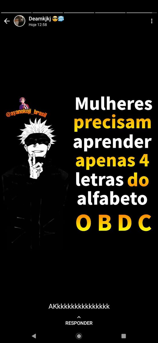 VinyAho's tweet photo. @peterjordan A nem kkkkkkk https://t.co/FgwU4gL2d1