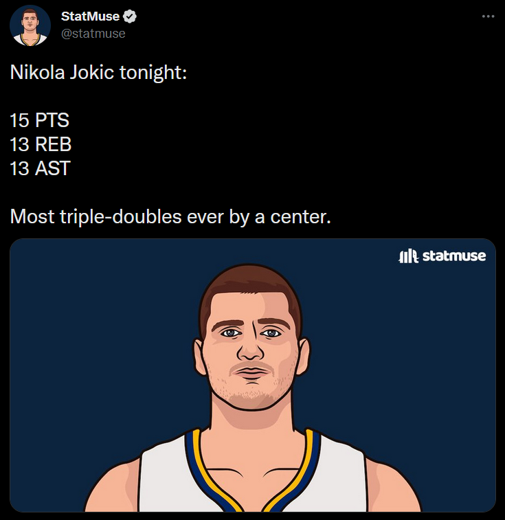 statmuse when trae has 10 turnovers vs statmuse when jokic has 10 turnovers