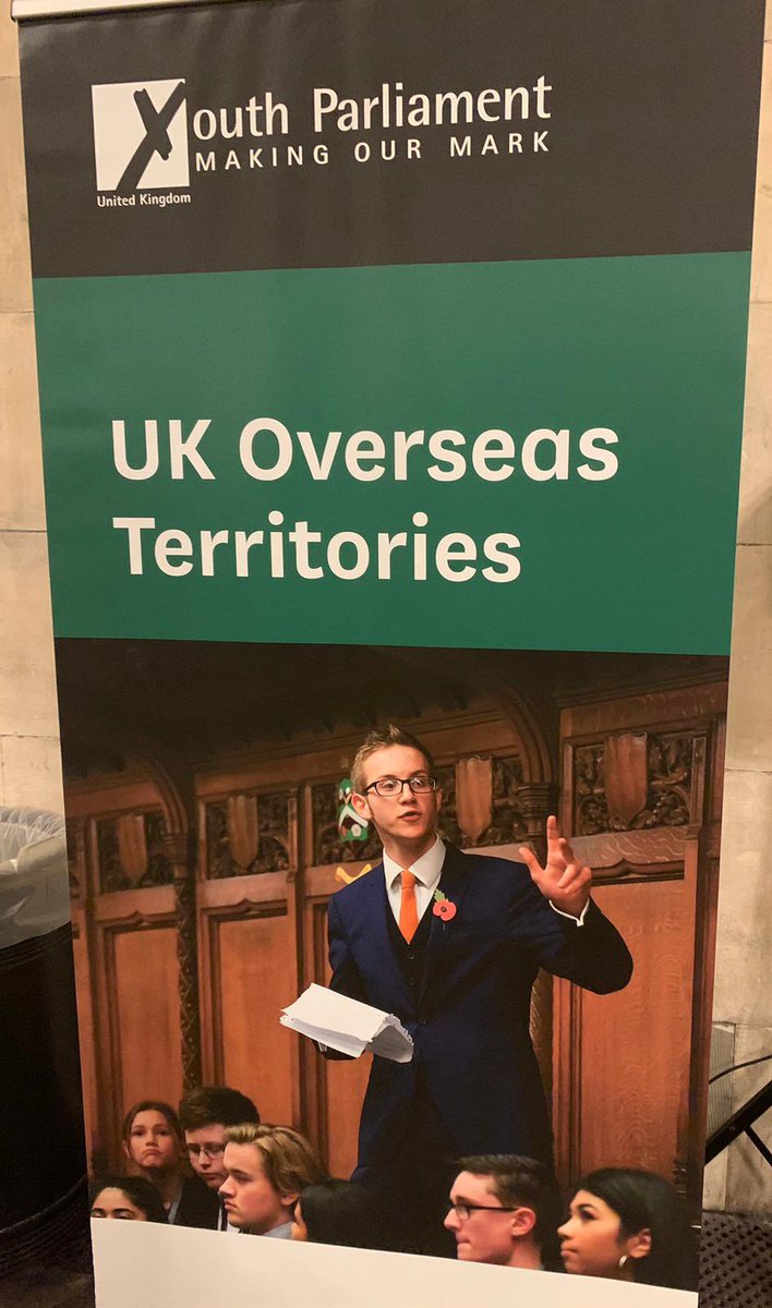 Tomorrow - a first for @ukyp #UKYPHoC and quite possibly for the @HouseofCommons - the voice of people from the U.K. Overseas Territories will be heard in the chamber - i can’t wait to hear what they have to say about their lives and issues that effect them. @UKOTAssociation