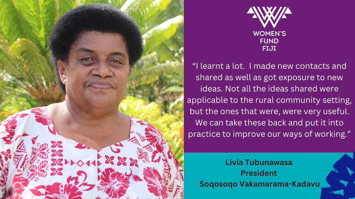 womensfundfiji's tweet photo. Our 1st independent in-person Annual Reflection & Learning workshop gathered 20 #GranteePartners, some of whom travelled from some of the most remote parts of #Fiji. Our partners from #Kioa,#Kadavu, #UduPoint, & #VanualevuAryaMahilaMandal share their takeaways from the workshop https://t.co/T2aex6MIRV