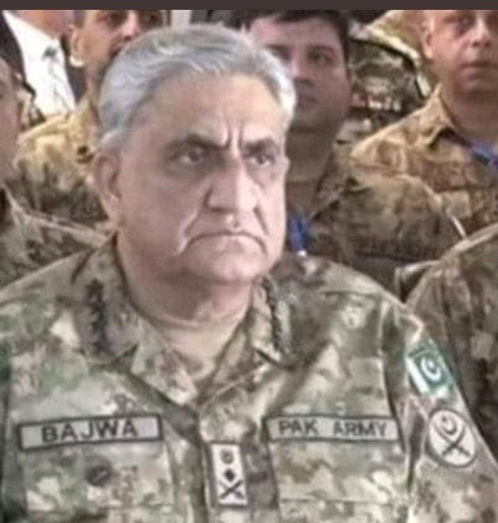 SHaiderRMehdi's tweet photo. Biggest Fitna is unaccountable, uncontrollable power of COAS, misused/abused by Bajwa to commit treachery against Pakistan, its people &amp; Army by bringing looters. Something terribly wrong with Army if evil men like Bajwa, Nadeem,Faisal,Fahim,Rasheed can reach 4,3, 2,1 star ranks. https://t.co/C7L0Z2lakf
