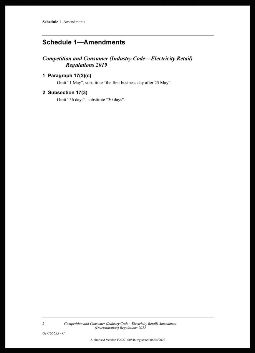 RebeccaJFanning's tweet image. This is the smoking gun.

This is the document that Angus Taylor signed before the election was called, to delay the announcement of impending electricity price rises until after the election.