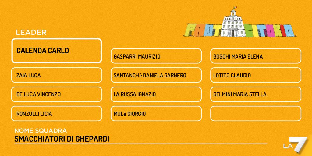 apasotti's tweet photo. Si parte con il  #fantacitorio @Fanta_citorio @RosyilCapo #propagandalive https://t.co/V9CIV7byWz