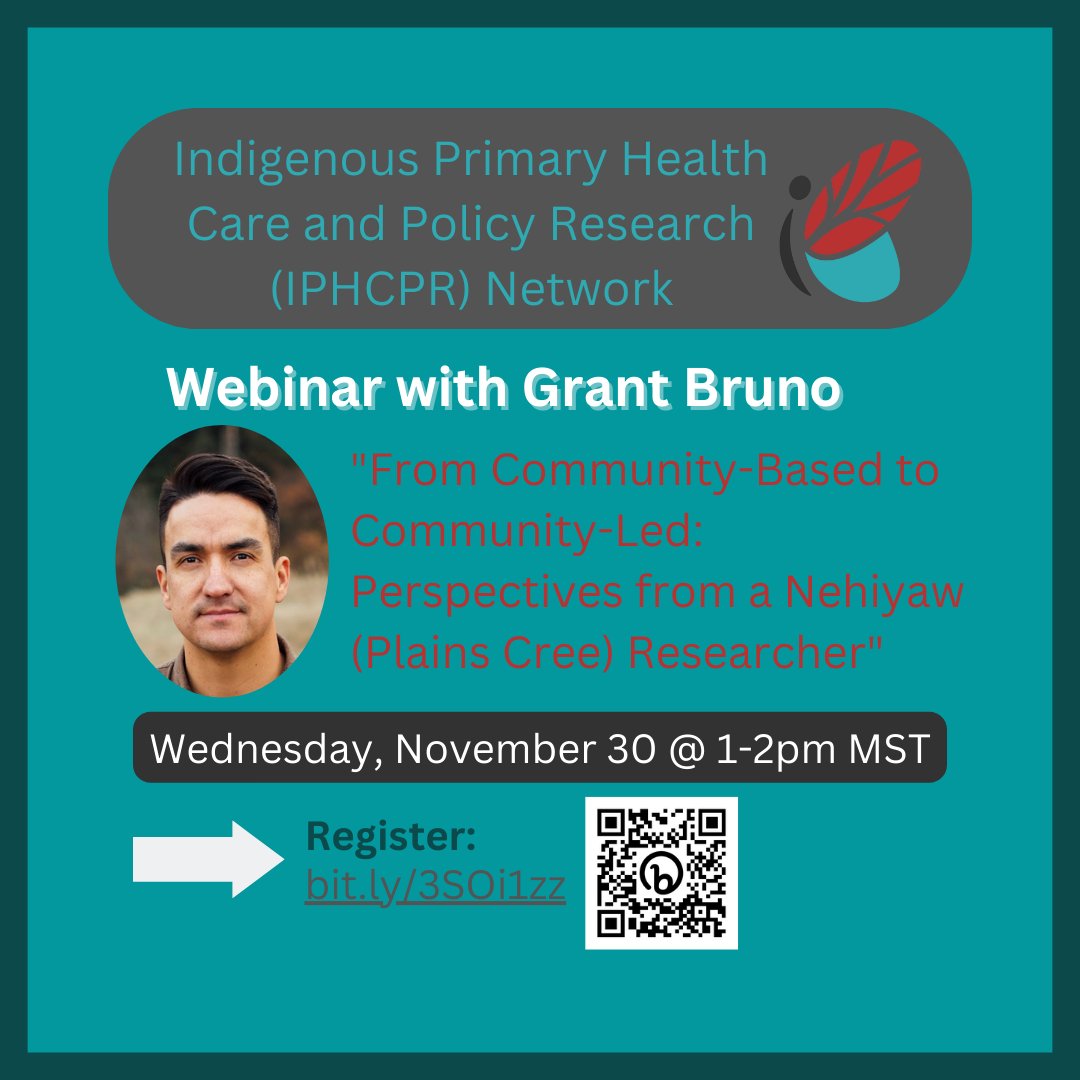 📢 Join the IPHCPR Network for a webinar with Grant Bruno on November 30 ➡️ bit.ly/3SOi1zz