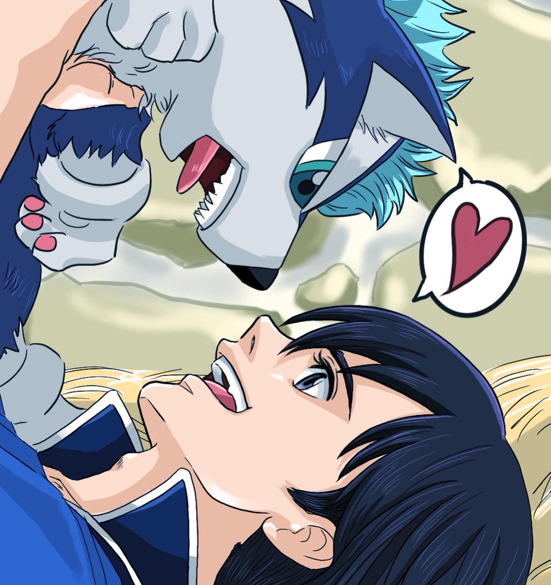 mommof2kidos's tweet photo. So I draw this scene from the first strike 💕💕 #procreateart #talesofvesperia #tov #bandainamco #yurilowell #repede #thefirststrike #JRPG https://t.co/JnDskj4KbV
