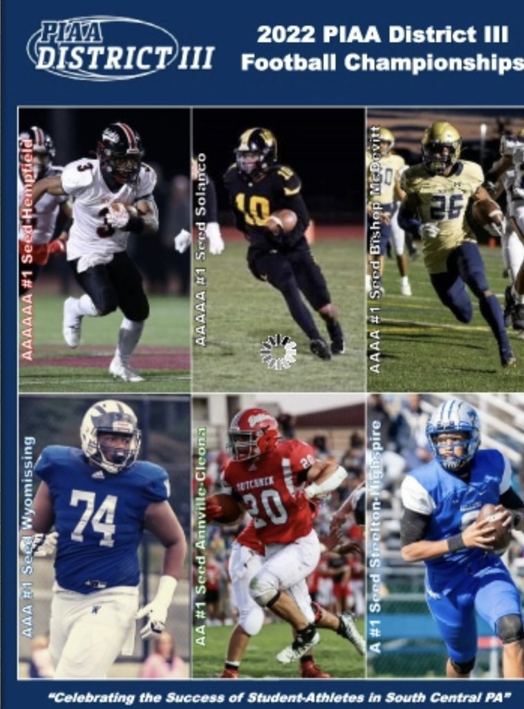 The 2022 PIAA District III Football Championships kick off Friday evening. The online program features rosters and photos for all 42 teams, plus championship brackets and historical records. Check it out! online.flipbuilder.com/dkvj/ipnh/