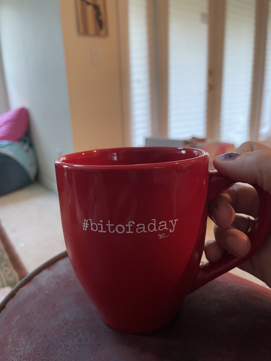 mrsberniceallen's tweet photo. Anyone else had a #bitofaday? 🙋‍♀️ love my cup from ⁦@TeeRico_LinMan⁩. Does it come in a wine glass?? https://t.co/f61X18pQm3