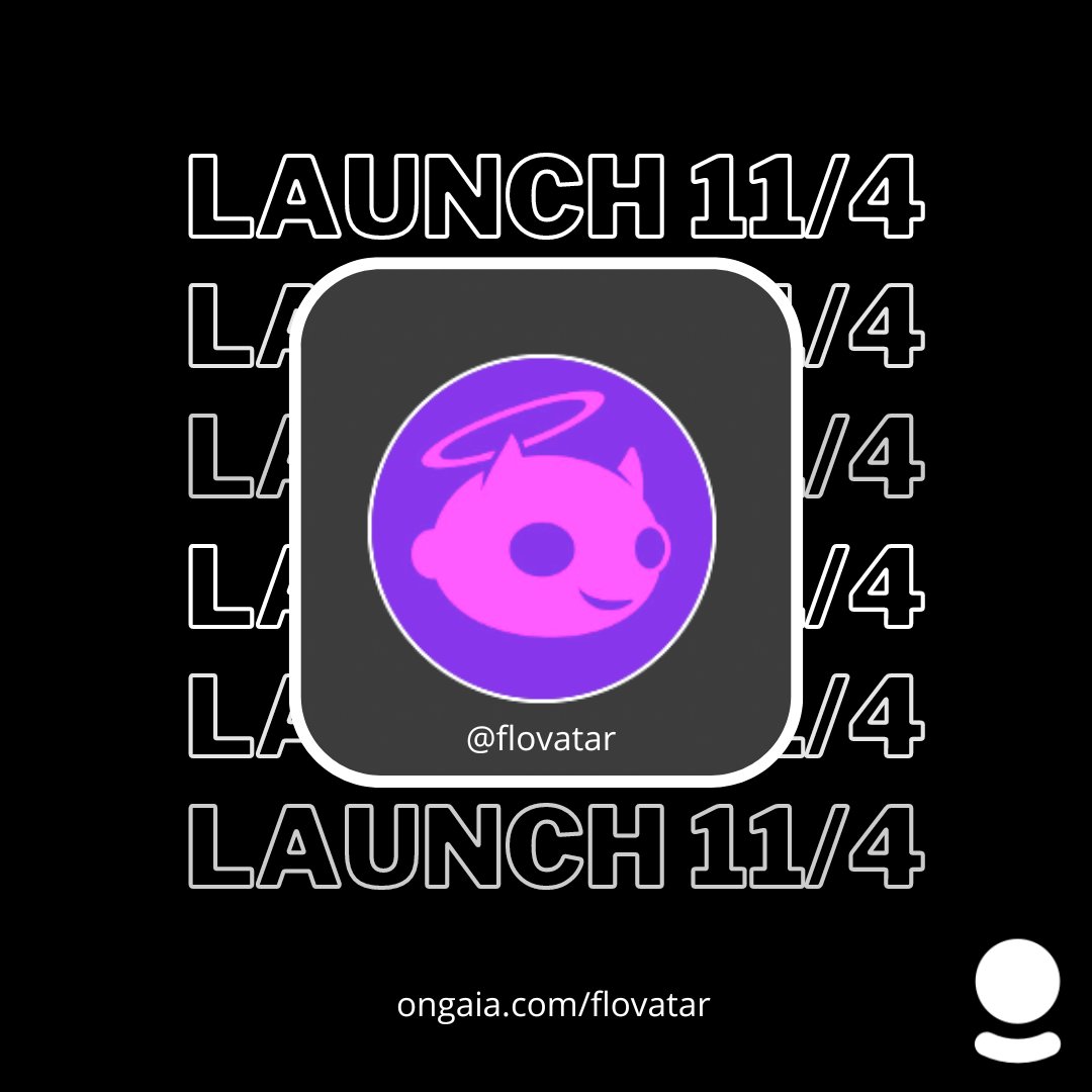 " Enter a world powered by your creativity" <a href="/flovatar/">Flovatar</a> comes to Gaia tomorrow 12pm PT. Let's gooooo!!🔥

#onflow #ongaia
