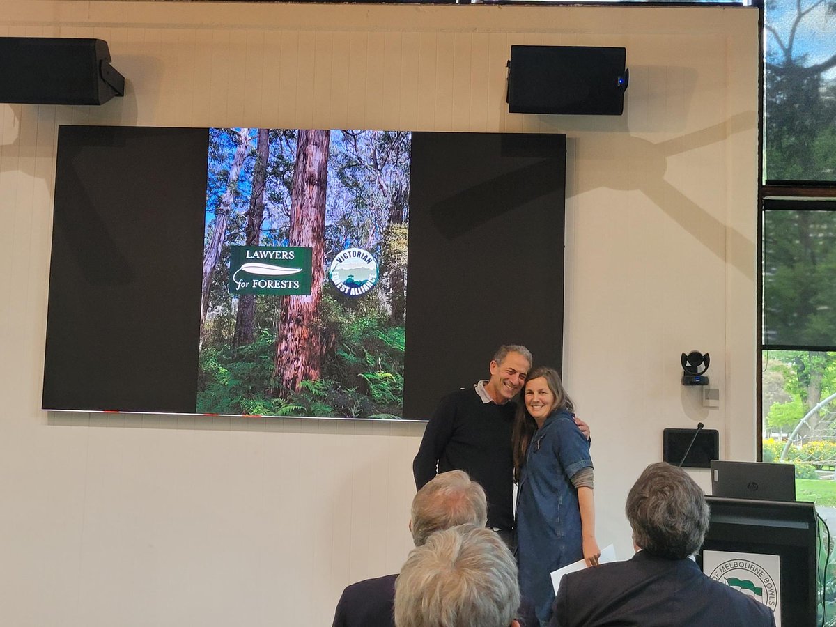 alliance_forest's tweet photo. As we anxiously await judgement for the glider case, last night we celebrated the fantastic work of these dedicated, hard-working legal teams &amp; community groups who take on a mammoth task holding the gov's logging agency accountable to the law. Thank you for all you do! 1/2 https://t.co/hzYzWBLMxY