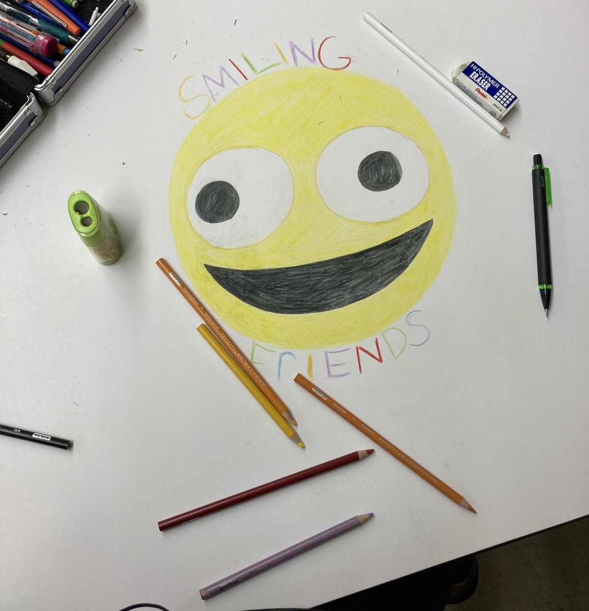 eduarjoncanon's tweet photo. Haven’t made a twt post in a bit so take some of my English homework abt smiling friends (still a wip <3)
#SmilingFriends #CharPim 💗 https://t.co/2BFRCaNEf9