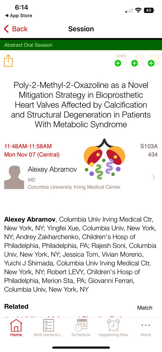 Giovanni Ferrari PhD (@ferrag02) on Twitter photo Going to #AHA22 ? Do not miss the Surgical Therapy of Structural Heart Disease session, Monday 11:00 am our very own <a href="/aabramov_md/">Alexey Abramov, MD MS</a> is disclosing our new mitigation strategy for BHV degeneration in #metabolicSyndrome patients <a href="/AHAMeetings/">AHAMeetings</a> <a href="/ColumbiaSurgery/">Columbia Surgery</a> <a href="/lab_ferrari/">FerrariLab @Columbia</a> 🫀 Going to #AHA22 ? Do not miss the Surgical Therapy of Structural Heart Disease session, Monday 11:00 am our very own <a href="/aabramov_md/">Alexey Abramov, MD MS</a> is disclosing our new mitigation strategy for BHV degeneration in #metabolicSyndrome patients <a href="/AHAMeetings/">AHAMeetings</a> <a href="/ColumbiaSurgery/">Columbia Surgery</a> <a href="/lab_ferrari/">FerrariLab @Columbia</a> 🫀
