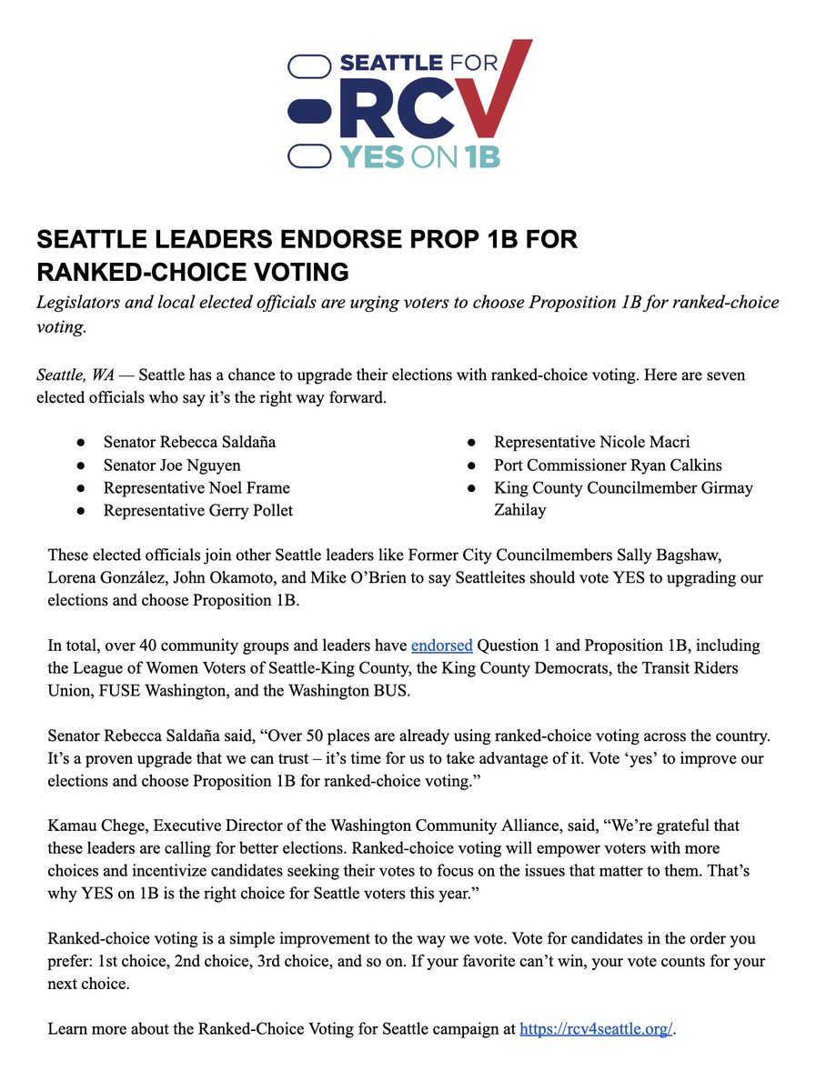FairVote Washington (@FairVoteWA) / Twitter