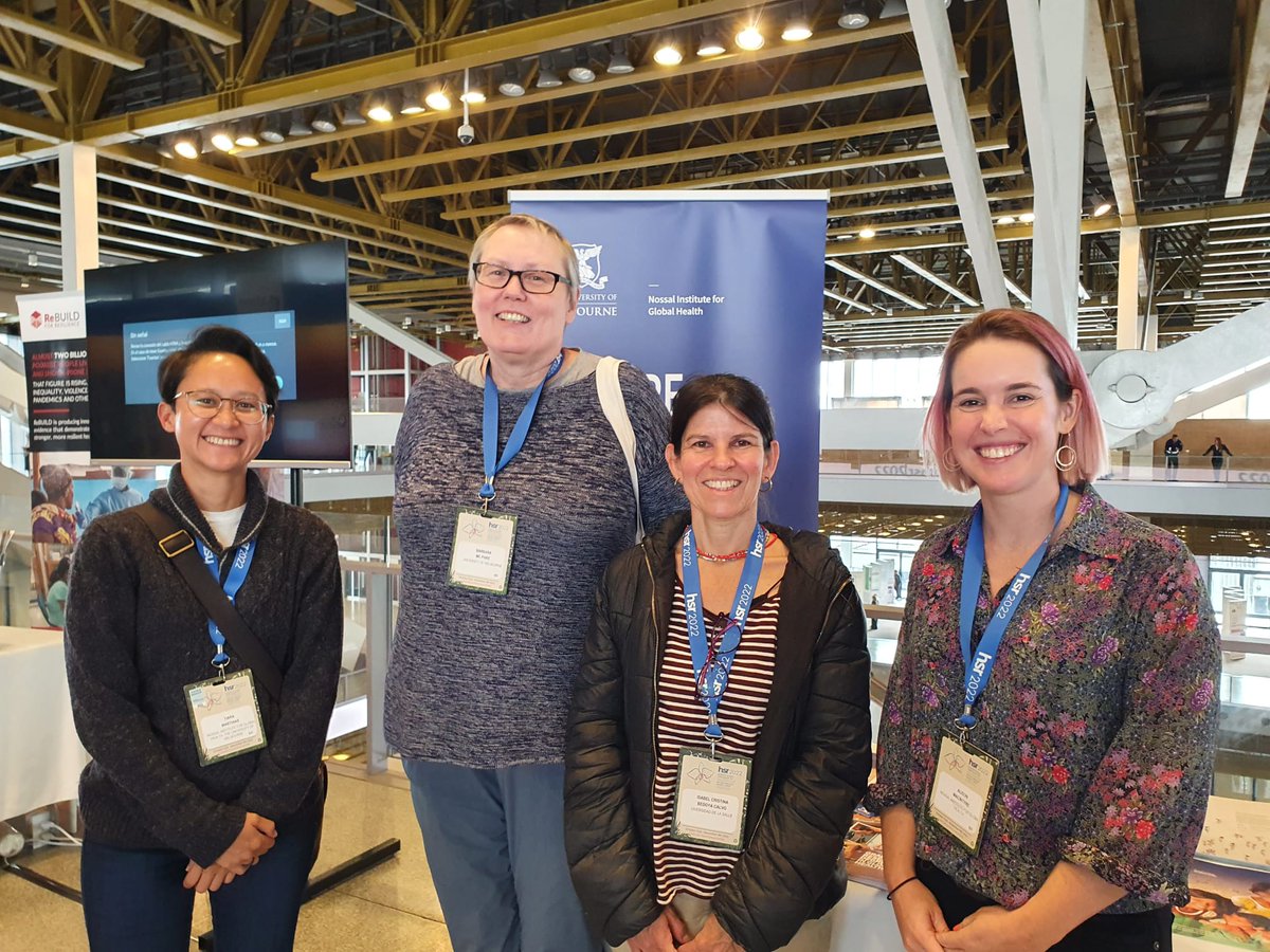 #BuildingCapacity is core to our work. We are delighted to sponsor @UniJaveriana PHD student Isobel Bedoya’s place at #HSR2022. @H_S_Global @bmcpake @timarthias @al_macintyre @UniMelbMDHS