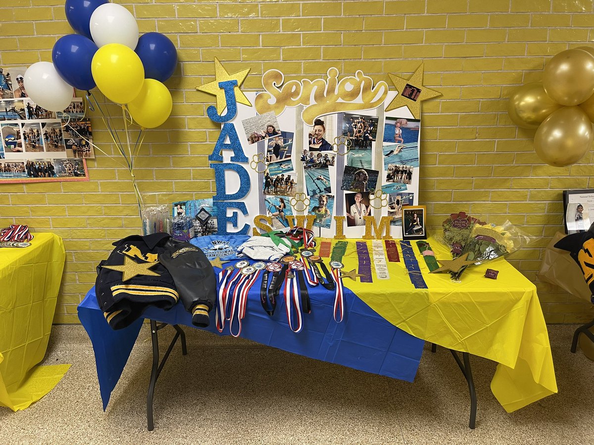 MsBurns_NHS's tweet photo. Swim senior night!! Let’s go Coogs!! @NimitzHS_AISD @CoachRBroussard https://t.co/T42rpFHhdJ