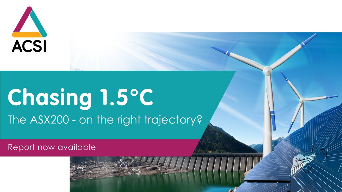 ACSI_ESG's tweet image. More climate change may be inevitable, but its extent depends on decisions made now. Are Australia’s listed companies doing enough to help limit warming to 1.5°C? It’s complicated, but no. Read here bit.ly/3zBptaI 
#netzero #esg @ClimateworksCtr