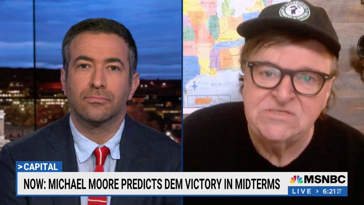 Filmmaker @MMFlint Michael Moore predicts Democratic victory in the midterms on 'The Beat' 'There's more of us than there are of them.'