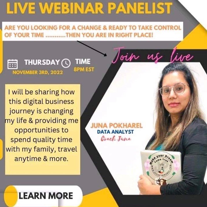 raisa_donna's tweet photo. Join us tonight and hear amazing stories from our panelists on how they started building their online business using our proven system in place. Register to get your free access: https://t.co/WqZH0eRT0g 

#drtebiz #passiveincome #globalbusiness #easytostart #retireearly #dreamer https://t.co/KxhmTr4jxc