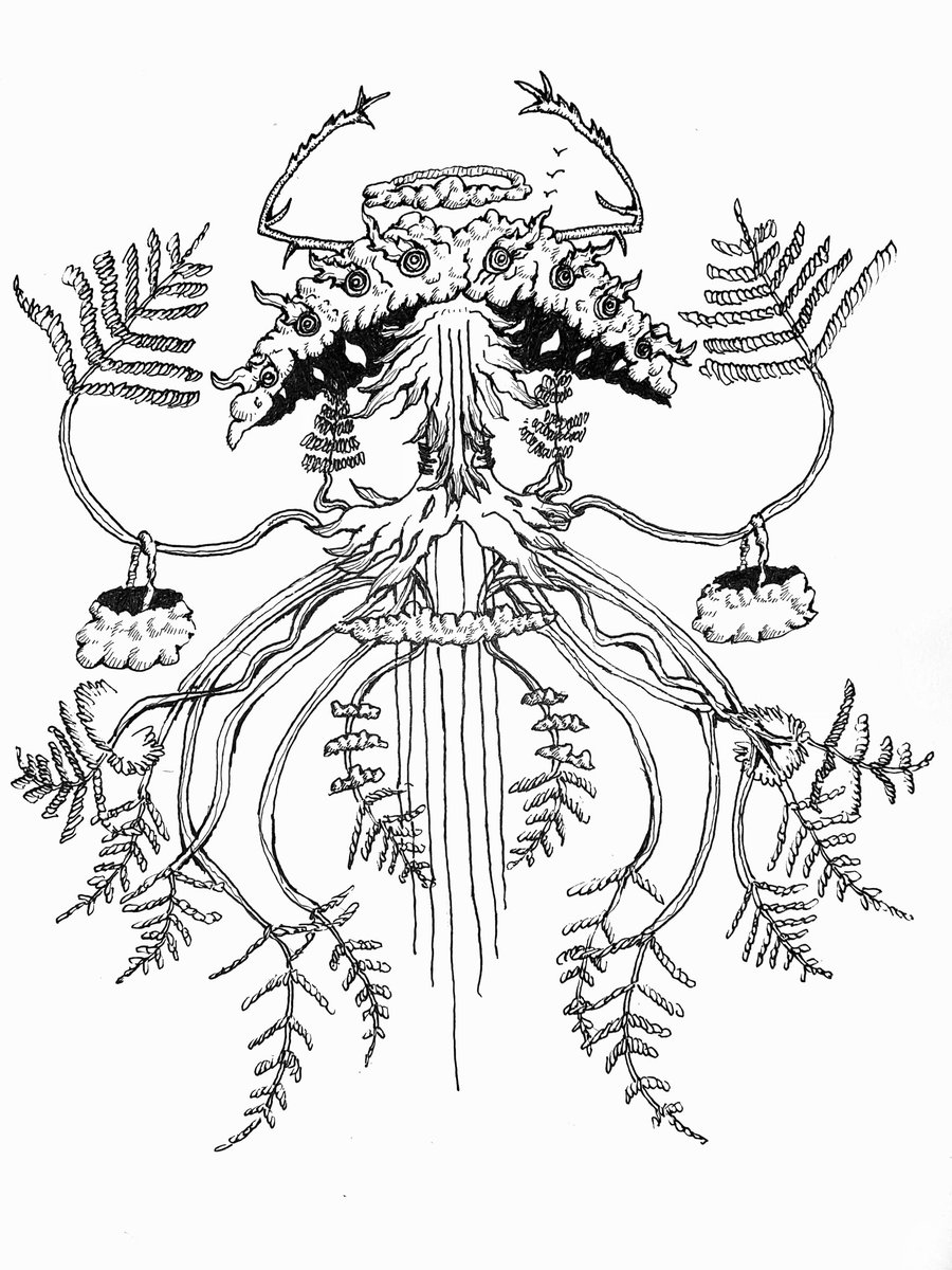 Moneteres's tweet photo. Alien Infeysion 10 :Brown Man of the Muirs x Atmospheric Jellyfish
#brownmanofthemuris #atmosphericjellyfish #fairy  #fairfolk #alien #cryptid  #illustration #character #characterdesign #monster #monsterdesign #aliendesign #creature #creaturedesign #art #artistsontwitter https://t.co/UhX3yugRkU