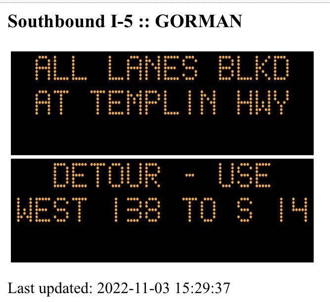 Caltrans District 7 tweet media