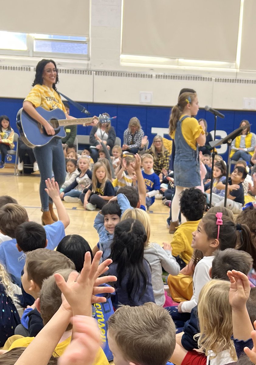 LNagyTisdale's tweet photo. Starting our day off right…SINGING together! 🎶🎶🎶
FRIENDSHIP is this month’s character trait!❤️💛💙@TisdaleSchool  
#WeAreTisdale #Friendship https://t.co/F1ANMb6H8O