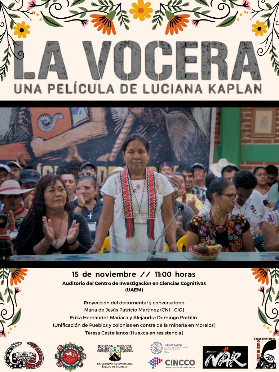 @saltodeljaguar @LaVoceraFilm Así es: #ElCaminarDeLaVocera en Morelos el martes 15 de noviembre.