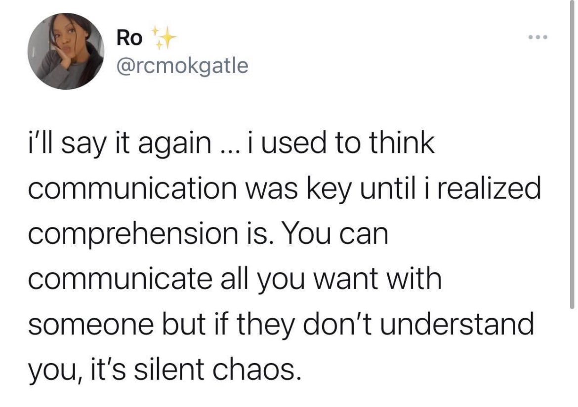 20Hannah20's tweet photo. This has been one of my biggest revelations this year. Being with someone who HEARS you is unmatched. 😮‍💨 https://t.co/w1VTJEIc7S