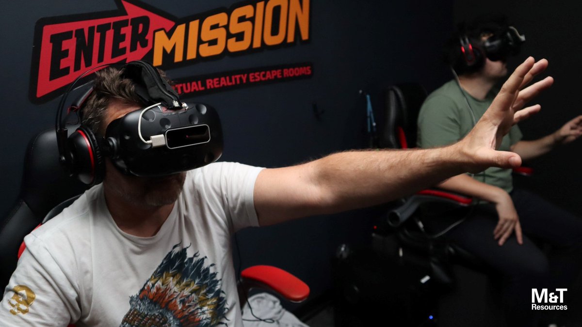 The M&amp;T Sydney team took a break from reality to save the (virtual) world! It was sensory overload and a big team effort for our heroes who worked together to break out of the virtual escape room and claim victory. #lifeatmtr