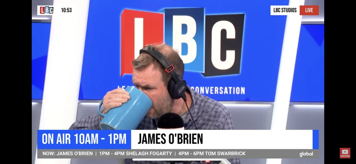 JamessCurtis's tweet photo. @mrjamesob the size of this mug is outrageous - where can I buy one? https://t.co/db55yjQER5