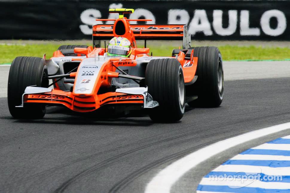 Remember Ernesto Viso? He was 3rd driver for Spyker in Brazil 2006. #F1 #RetroF1