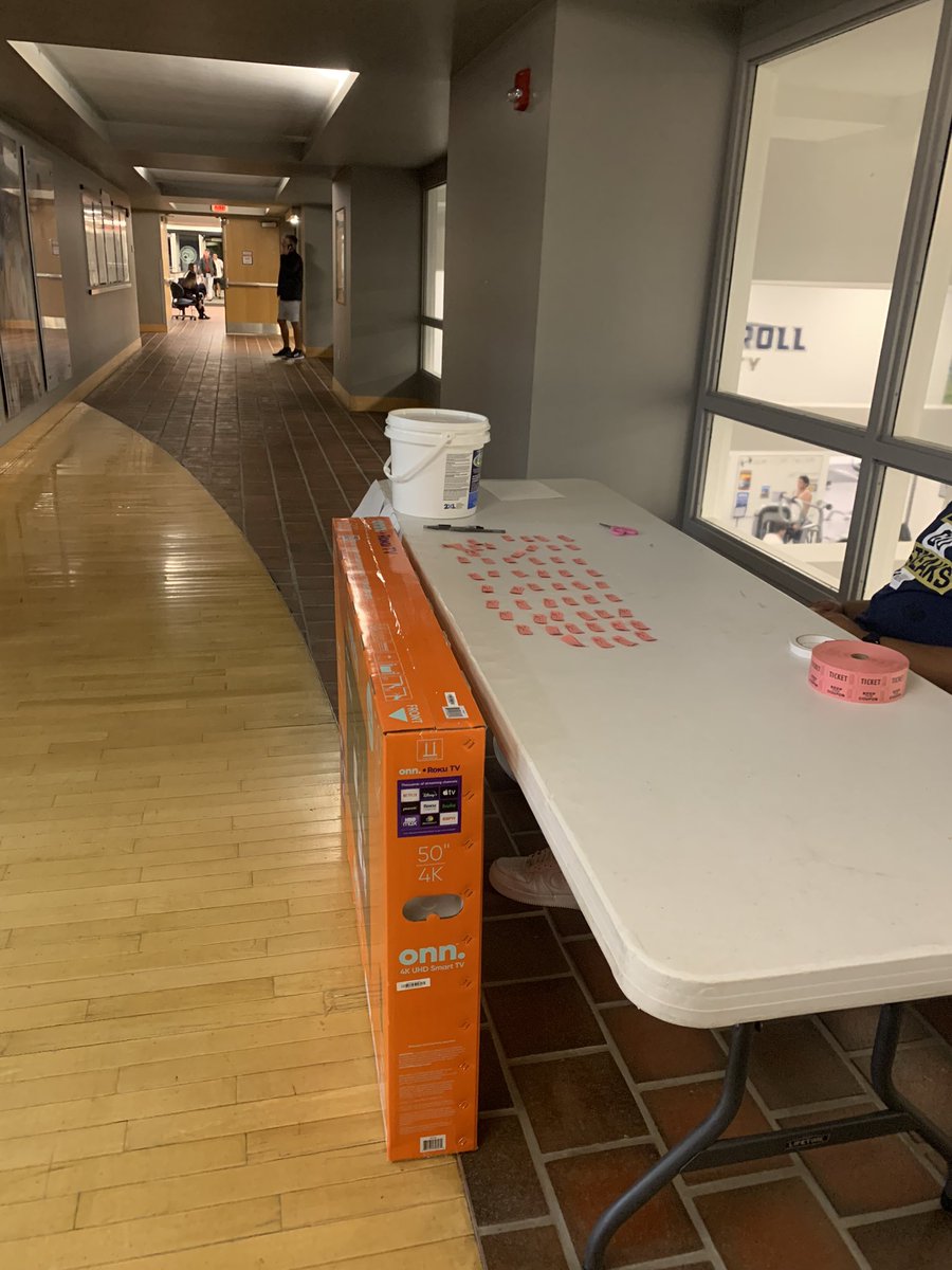 Come put your name in the raffle for the TV!! Announcing the winner between 2nd and 3rd sets… must be present to win!!