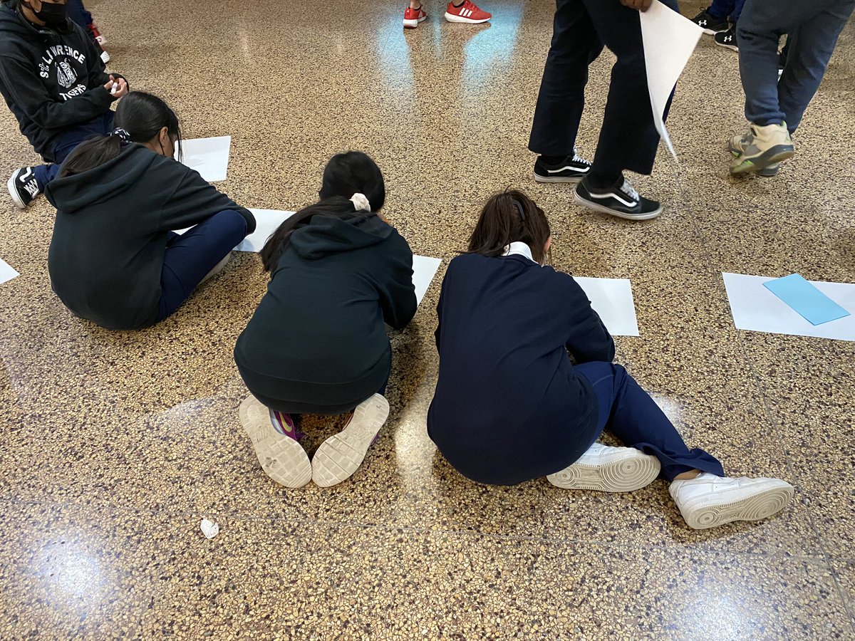 Di_march's tweet photo. Grade 7 and 8 students @StLawrenceCS building their leadership skills. Looking forward to seeing what you will accomplish this year! @TCDSB @TCDSB_PAguiar https://t.co/WdLGzH8IZw