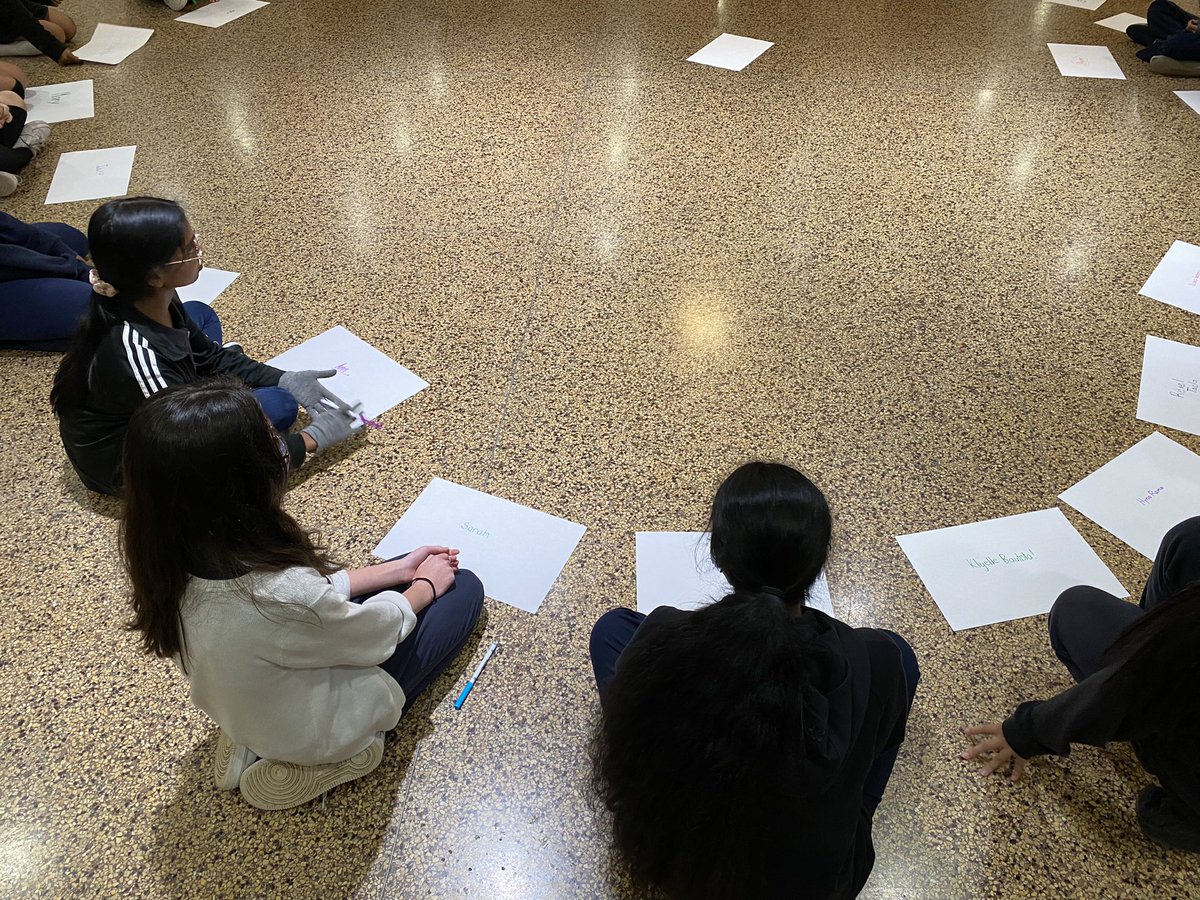 Di_march's tweet photo. Grade 7 and 8 students @StLawrenceCS building their leadership skills. Looking forward to seeing what you will accomplish this year! @TCDSB @TCDSB_PAguiar https://t.co/WdLGzH8IZw