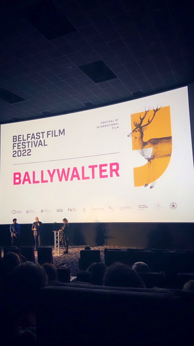KerrAisling's tweet photo. Almost two years ago on the set of Ballywalter to finally seeing it premiere on opening night of BFF 🍿👌🏻 @BelfastFilmFes1 @BallywalterFilm #BFF22 https://t.co/RsAkWtyece