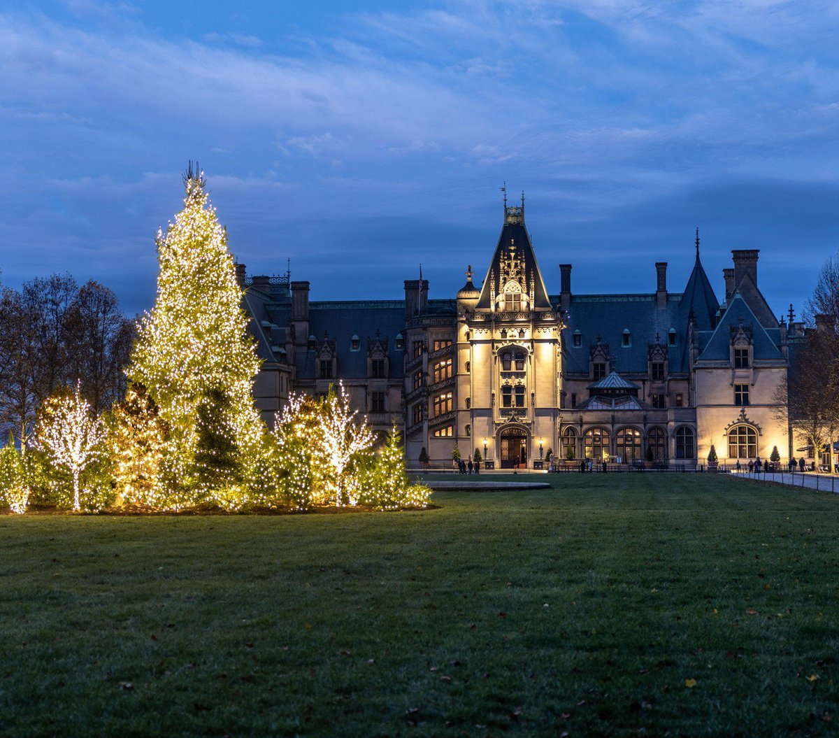 BiltmoreEstate's tweet photo. #ChristmasatBiltmore is a year-round undertaking! Meet the talented teams who plan, design, and install the spectacular estate-wide décor that captures the hearts of millions each year in our short documentary; “Countdown to Christmas at Biltmore 2022.” https://t.co/hc4UxazYG9 https://t.co/zS4RwLrXP6